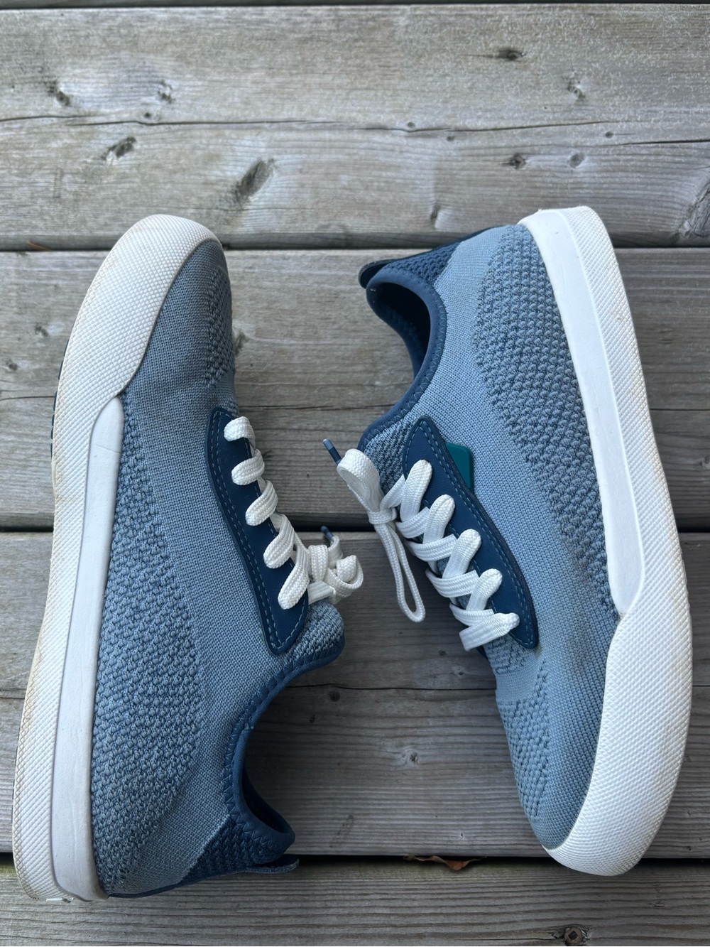 Women's 7 Vessi Vessis Weekend 1.5 Blue Waterproof Sneakers Running Shoes - Picture 4 of 13
